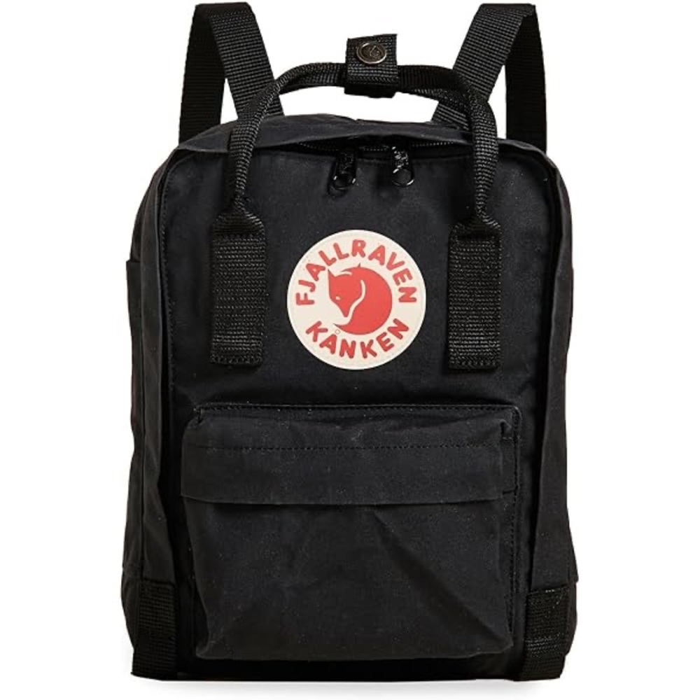 Black Fjallraven Kanken Backpack